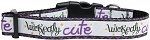 Wickedly Cute Nylon Dog Collar (Color/Size: Large)