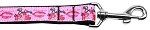 Believe in Pink Nylon Dog Leash (Color/Size: 4 Foot)