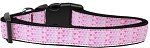 Many Mini Hearts Nylon Dog Collar (Color/Size: Large)