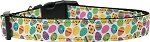 Confetti Eggs Nylon Dog Collar (Color/Size: Large)