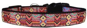 Southwestern Wonder Nylon Dog Collar (Color/Size: LG)