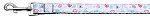Patriotic Crazy Hearts Nylon Ribbon Pet Leash
