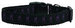 Purple Deer Nylon Ribbon Dog Collars (Color/Size: Large)