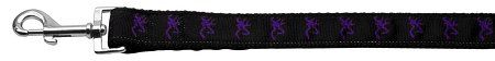 Purple Deer Nylon Dog Leash