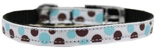 Confetti Dots Nylon Dog Collar