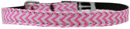 Chevrons Nylon Dog Collar