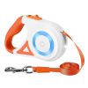 16FT Retractable Dog Leash with Flashlight for 66-110lbs