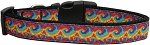 Tie Dye Dog Collar (Color/Size: Large)