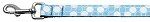 Diagonal Dots Nylon Collar (Color/Size: Baby Blue 1 wide 4ft Lsh)