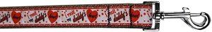 Melt Daddy's Heart Nylon Pet Leash (Color/Size: 1in by 4ft)
