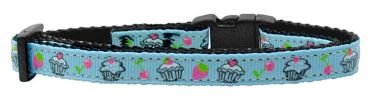 Cupcakes Nylon Ribbon Collar