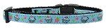 Cupcakes Nylon Ribbon Collar (Color/Size: Baby Blue Cat Safety)