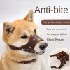 breathable mesh material Dog mouth mask