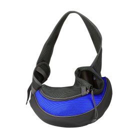 Pet Carrier for Dogs Hand Free Sling Shoulder Bag (Option: Blue_L)