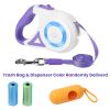 16FT Retractable Dog Leash with Flashlight for 66-110lbs