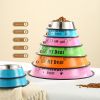 Stainless steel dog bowl