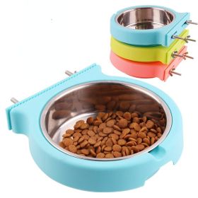 Stainless Steel Hanging Bowl Tableware (Color: Large green)