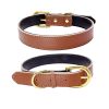 Adjustable Leather Dog Collar