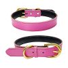 Adjustable Leather Dog Collar