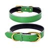 Adjustable Leather Dog Collar