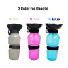 1pc Dog Water Bottle; Plastic Dog Water Bottle 500ml For Travel