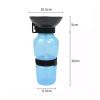 1pc Dog Water Bottle; Plastic Dog Water Bottle 500ml For Travel