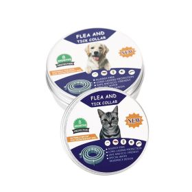 Flea & Tick Collar for Dogs; 2 Pack; 14 Months Protection; Kills & Repels Fleas and Ticks (colour: Purple-cans, size: Dog - Length 63cm)