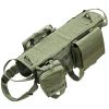 Tactical Dog Harness With Pouches