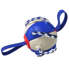 Soccer Ball Interactive Pet Toy (Color: Blue)