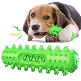 Molar Stick Dog Chew Tooth Cleaner Brushing Stick (Color: Green)