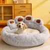 Pet Sofa Cute Bear Paw Shape Comfortable Cozy Pet Sleeping Beds For Small, Medium, And Large Dog