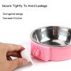 Stainless Steel Bowl Hanging Cage Pets Accessories
