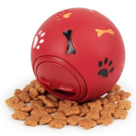 Food Dispensing Dog Toy; Slow Feeder Puzzle (Color: Blue)