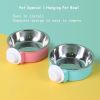 Stainless Steel Bowl Hanging Cage Pets Accessories