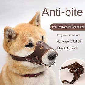 Dog Mouth Mask (colour: Black muzzle)