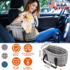 Console Pet Car Seat with Storage Pockets