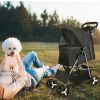 4 Wheels Pet Stroller Foldable Carrier for Dogs