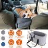 Console Pet Car Seat with Storage Pockets
