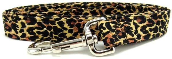 Leopard Spots Dog Leash (Option: Large)