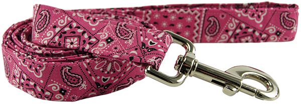 Pink Bandana Dog Leash (Option: Large)