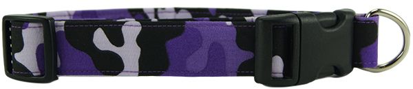Purple Camo Dog Collar (Option: Small)