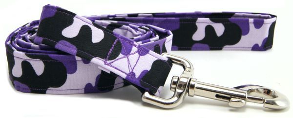Purple Camo Dog Leash (Option: Small)