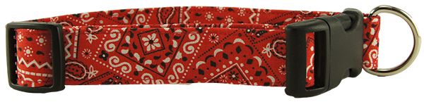 Red Bandana Dog Collar (Option: Small)