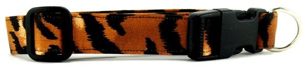 Tiger Stripes Dog Collar (Option: Large)
