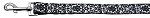 Fancy Black and White Nylon Ribbon Dog Collars (Color/Size: 1 wide 4ft Leash)