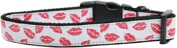 Sparkling Smooches Nylon Dog Collar