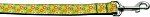Lime Spring Flowers Nylon Dog Leash (Color/Size: 3/8 inch wide 4ft Long)