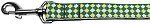 Green Checkers Nylon Dog Leash (Color/Size: 1 wide 4ft Lsh)