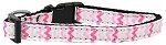 Sweet Chevrons Nylon Dog Collar (Color/Size: Cat Safety)