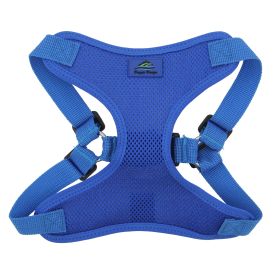 Wrap and Snap Choke Free Dog Harness (Color: Cobalt Blue, size: large)